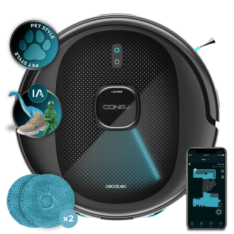 Conga 9990 AI Spin Revolution Ultra Power by Cecotec